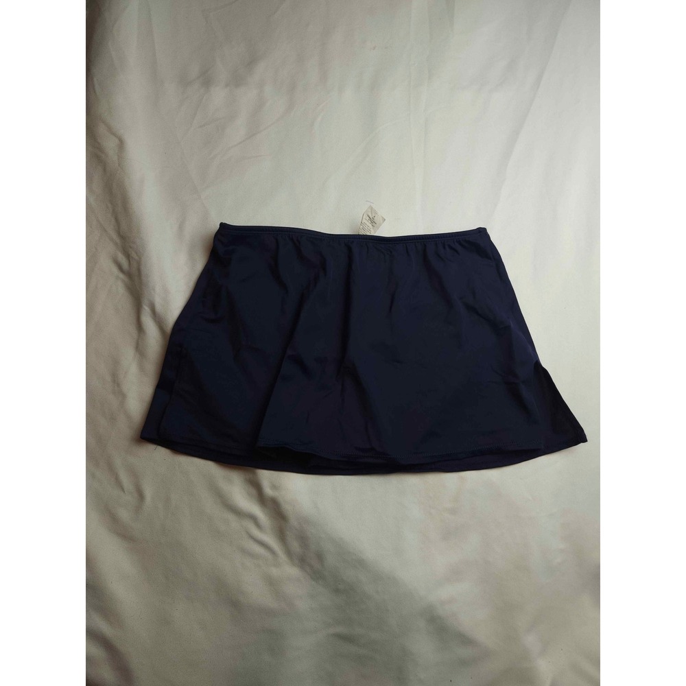 Liz Claiborne Navy Blue Swim Skirt with Built-in Brief Womens Size 8
